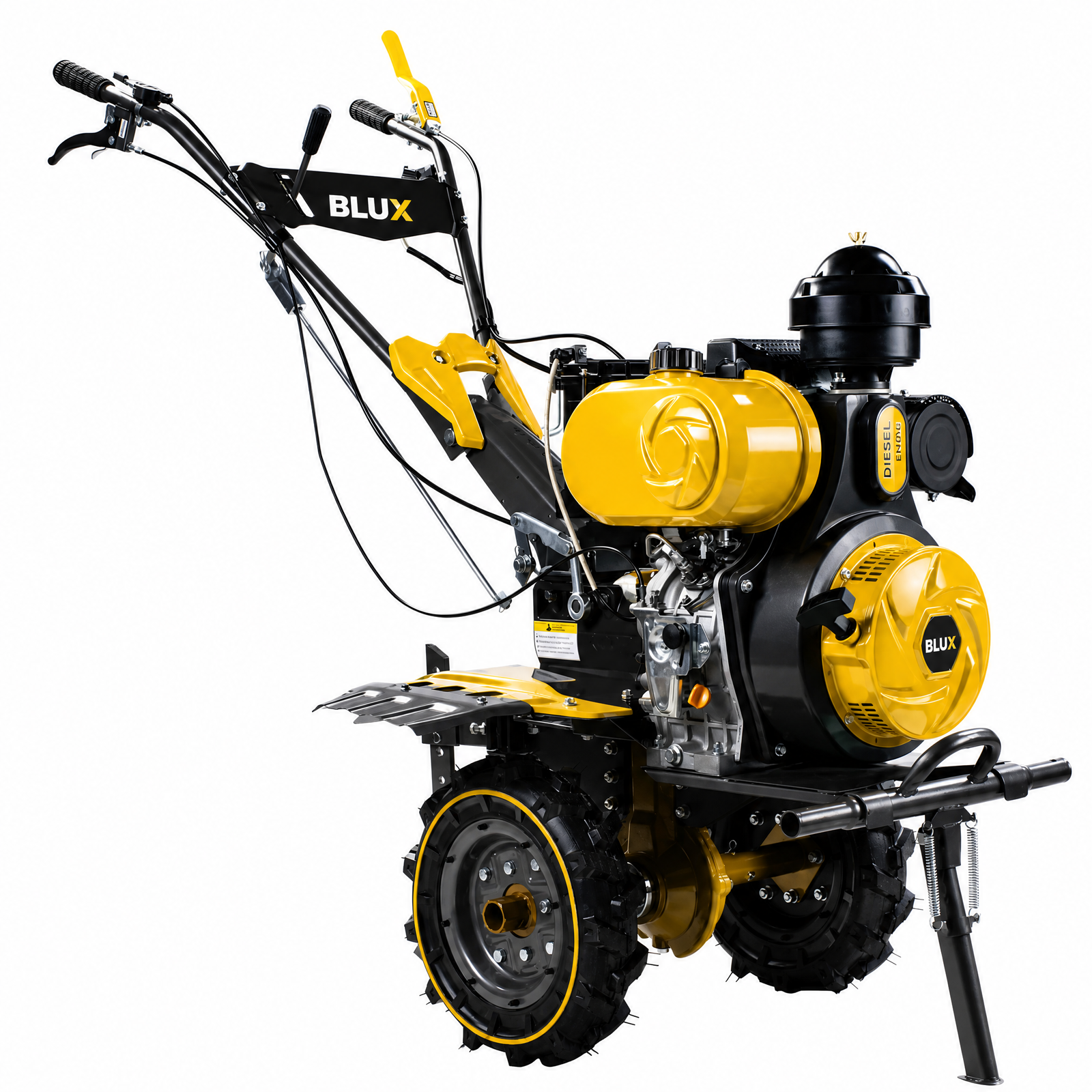product 3 tiller yellow black